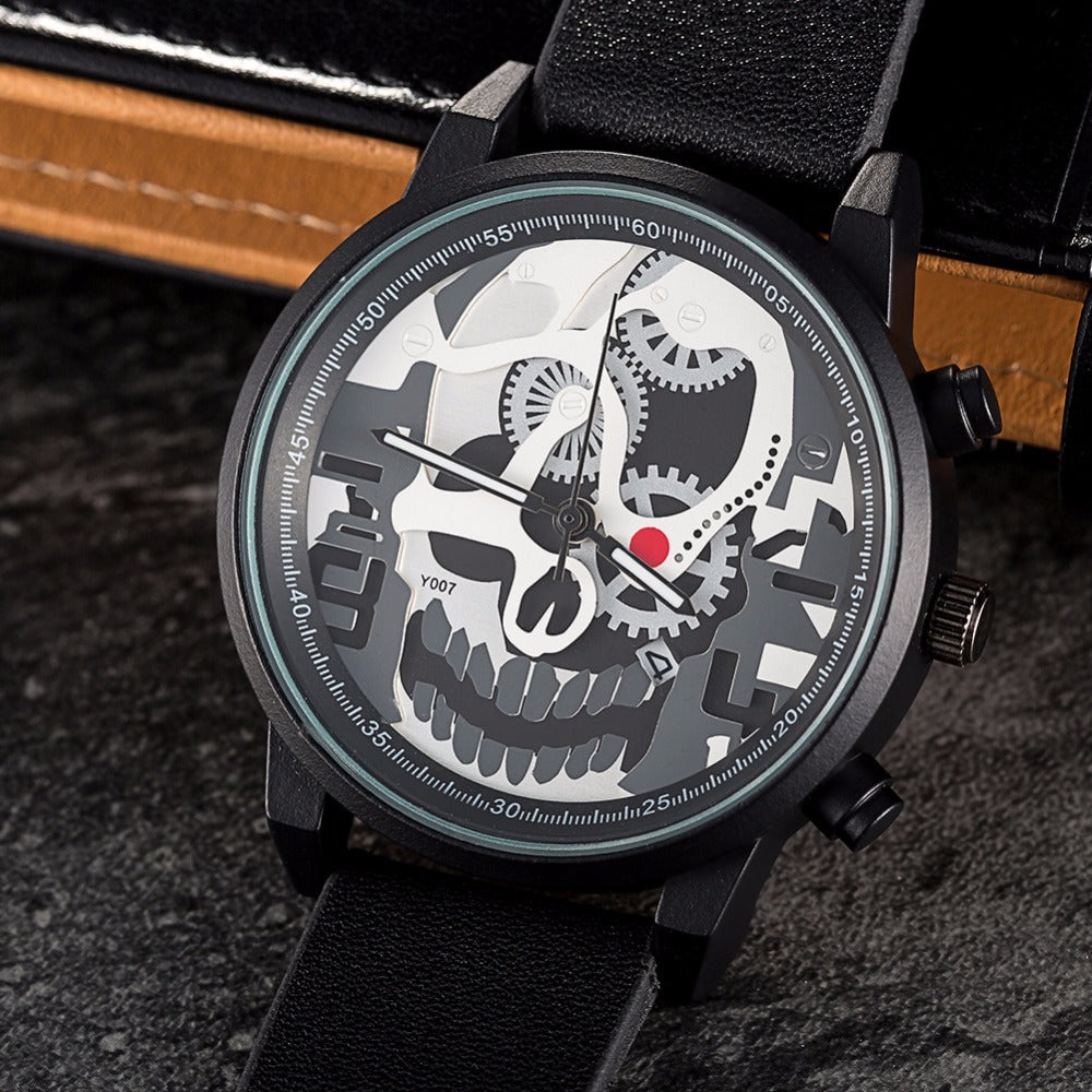 Skully watch - Black Strap