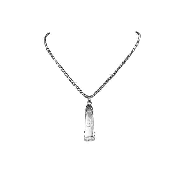 Silver Plated Barber Clipper Chain