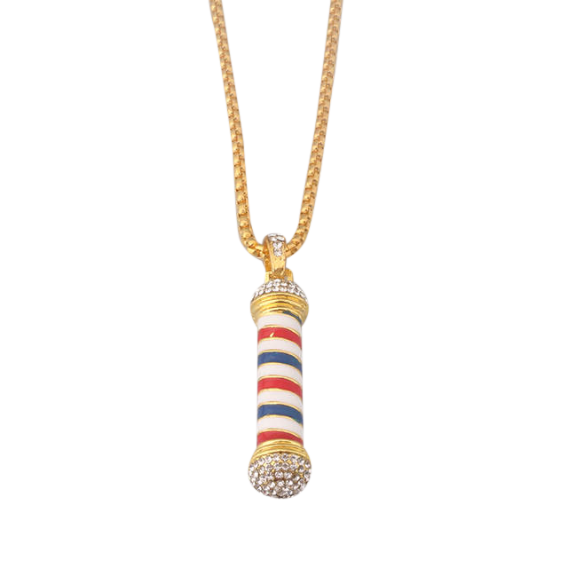 Gold Plated Barber Pole Chain