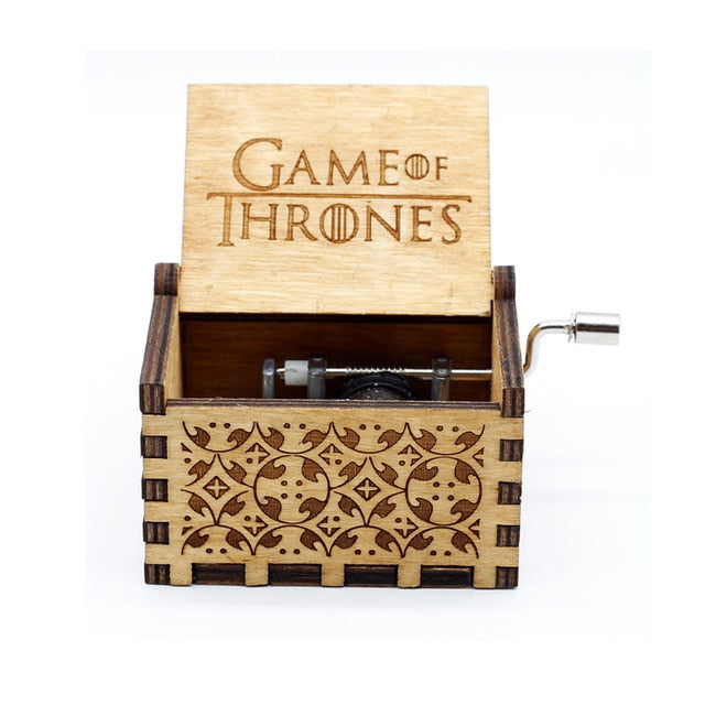 Wooden Hand-cranked Music Box Queen Bohemian Rhapsody
