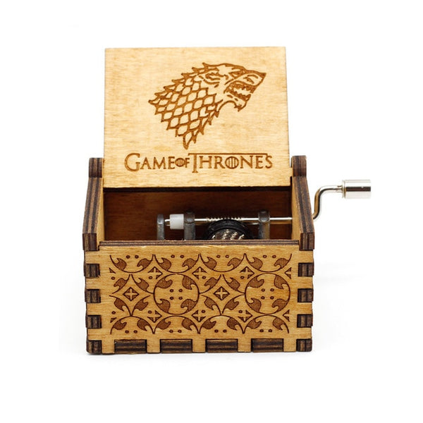 Wooden Hand-cranked Music Box Queen Bohemian Rhapsody