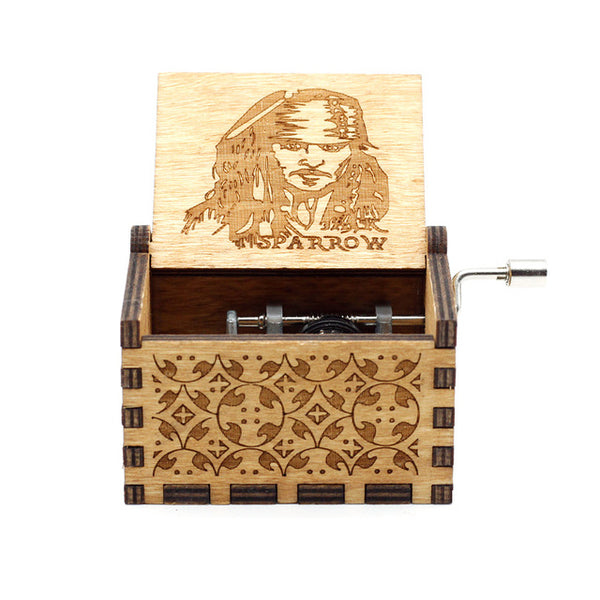 Wooden Hand-cranked Music Box Queen Bohemian Rhapsody