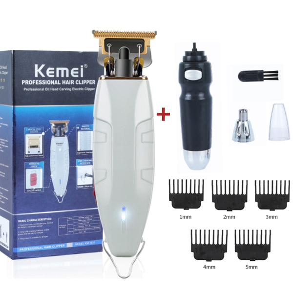 Men Hair Clipper Trimmer Electric Cordless T Blade Hair Cutter Machine