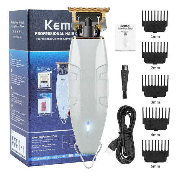 Men Hair Clipper Trimmer Electric Cordless T Blade Hair Cutter Machine