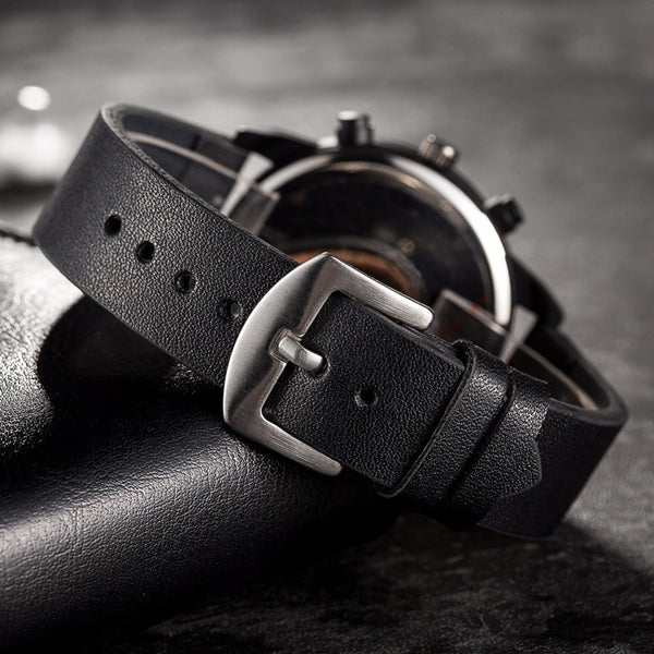 Skully watch - Black Strap