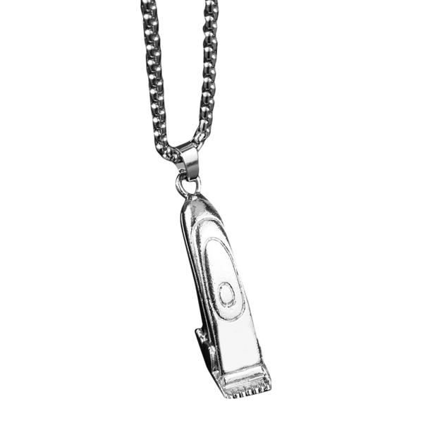 Silver Plated Barber Clipper Chain
