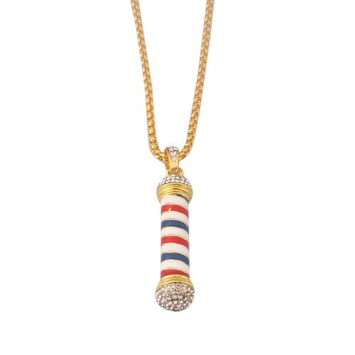Gold Plated Barber Pole Chain