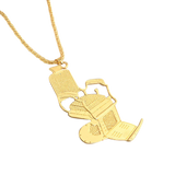 Gold Plated Barber Chair Chain